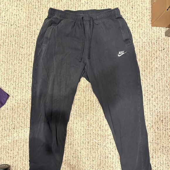 Nike Men's Black and Grey Trousers - Picture 1 of 2